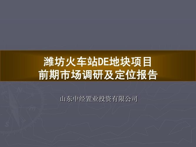 无忧文档 所有分类 经管营销 经济/市场 房地产策划案例:火车站de地块
